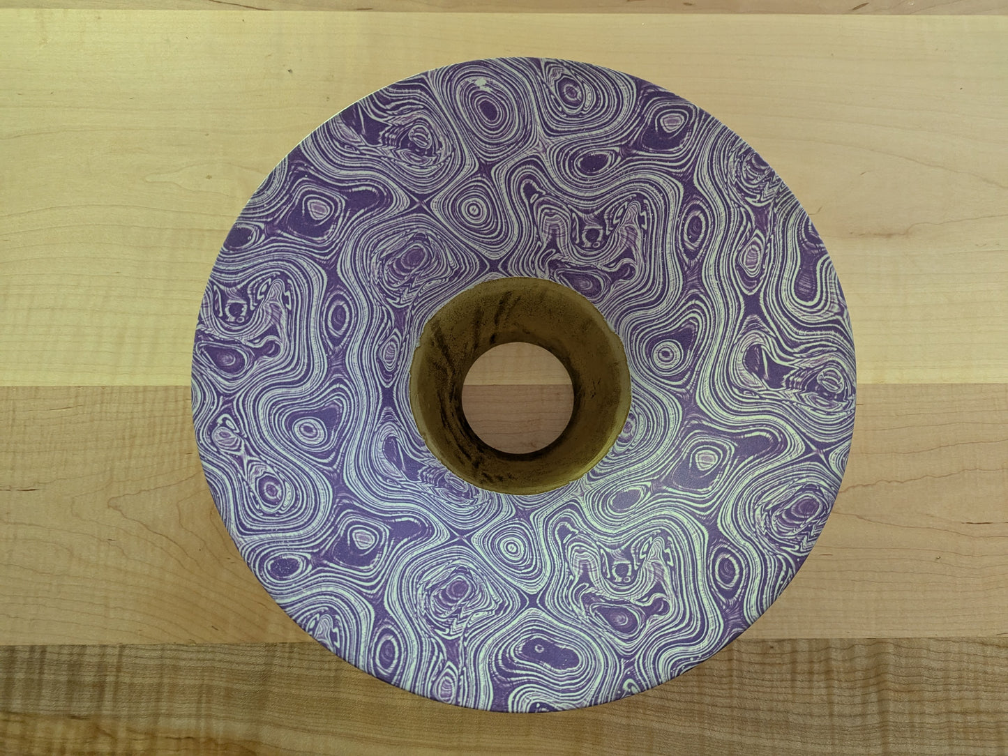 Vintage Conn 14D: Purple Damascus Bell