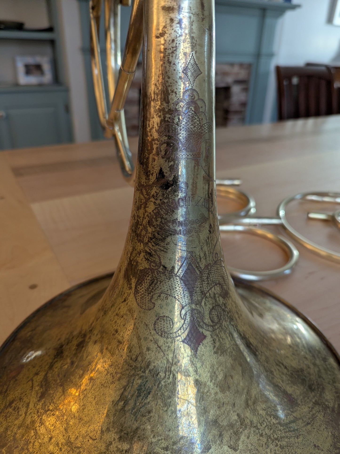 Fixed bell natural horn from vintage bell (Kristy Rispens)