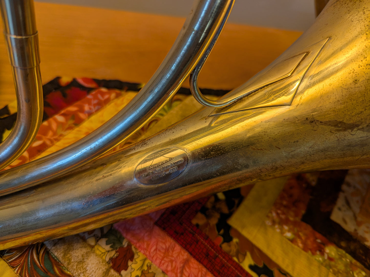 Fixed bell natural horn from vintage bell (Kristy Rispens)