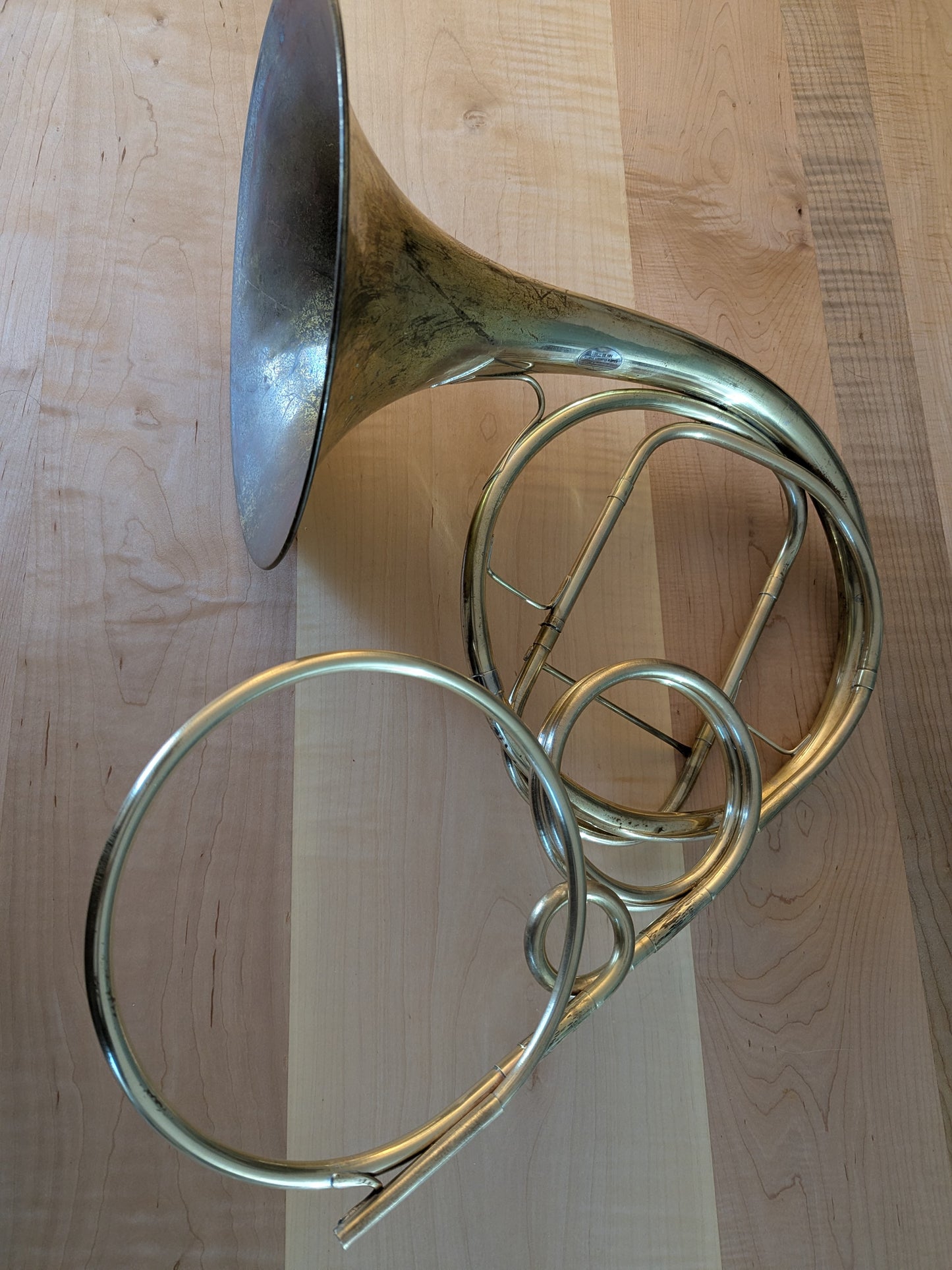 Fixed bell natural horn from vintage bell (Kristy Rispens)