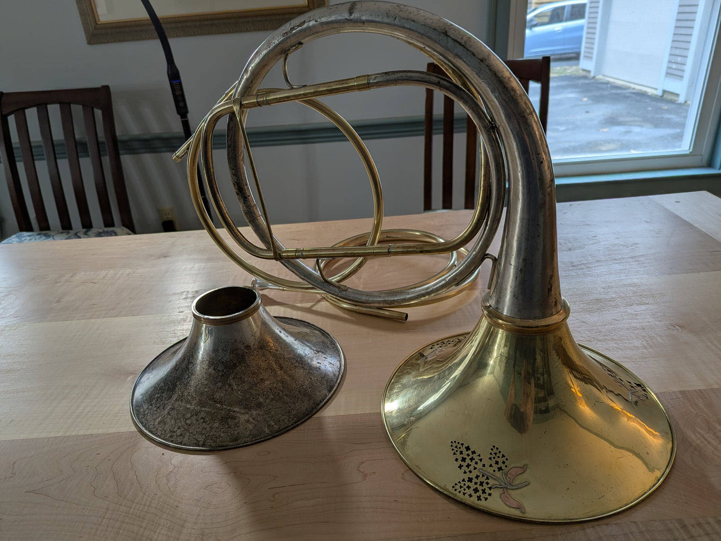 Cut bell natural horn from Cleveland Musical Instrument Company bell