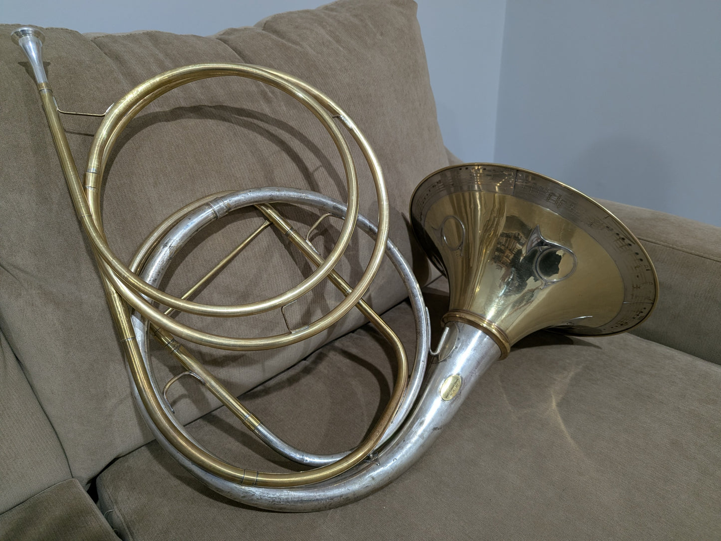 Cut bell natural horn from Cleveland Musical Instrument Company bell