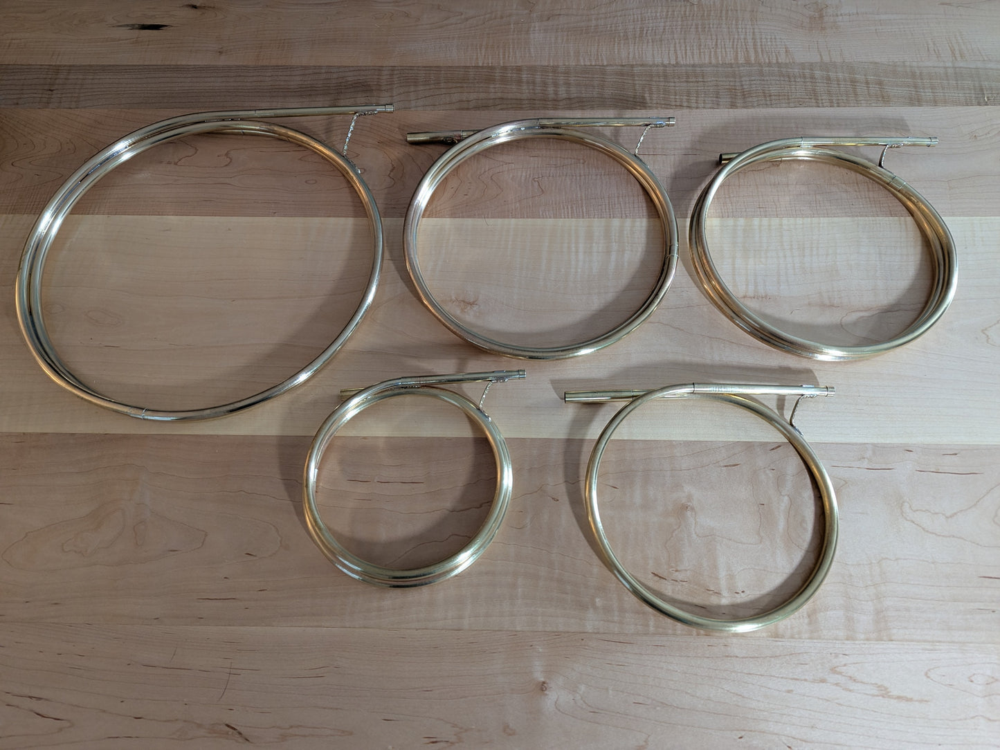 Fixed bell natural horn from Heinrich Zalzer bell