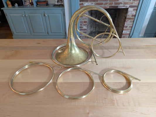 Fixed bell natural horn from Heinrich Zalzer bell