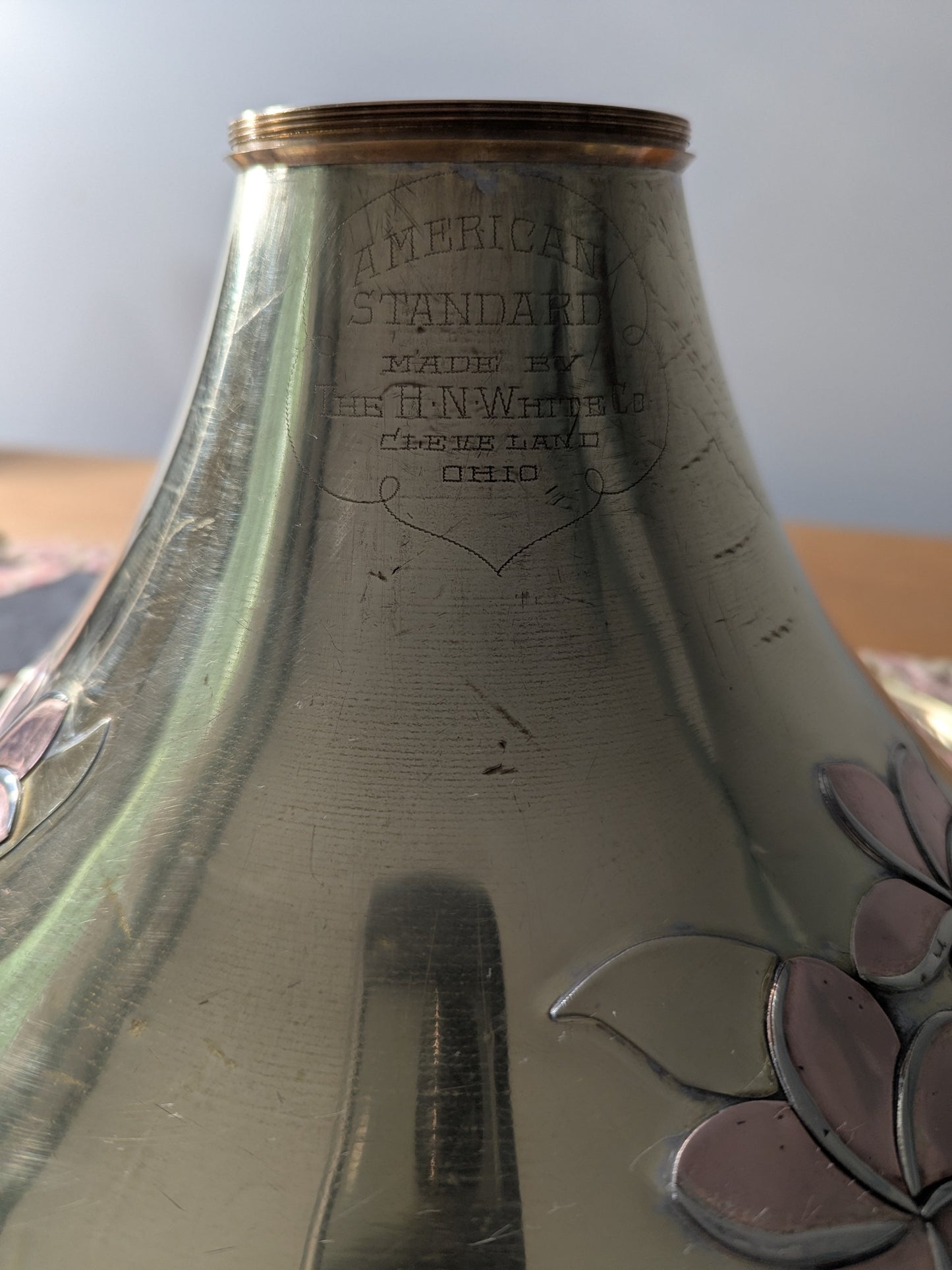 Vintage American Standard by H.N. White Company:  Plumeria Bell (Mary Schlanger)
